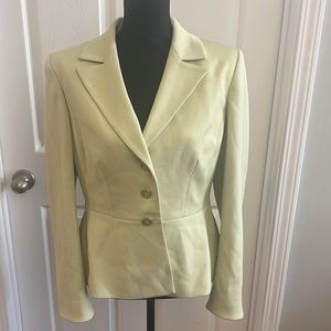 Liz Claiborne Lime Green Peplum Blazer